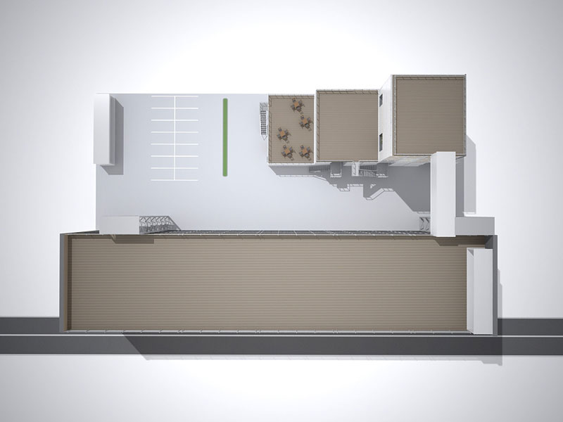Example of a building for 1 bedroom container homes