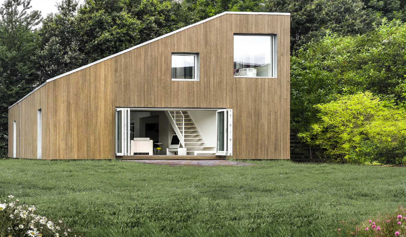 LIAB Villas from ISO steel frame pods